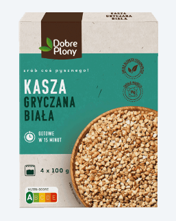 Zdjęcie produktu: Dobre Plony - kasza gryczana biała 400g