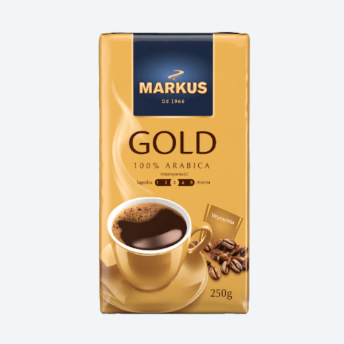 Zdjęcie produktu: Kawa Marcus Gold - 100% Arabica 250g