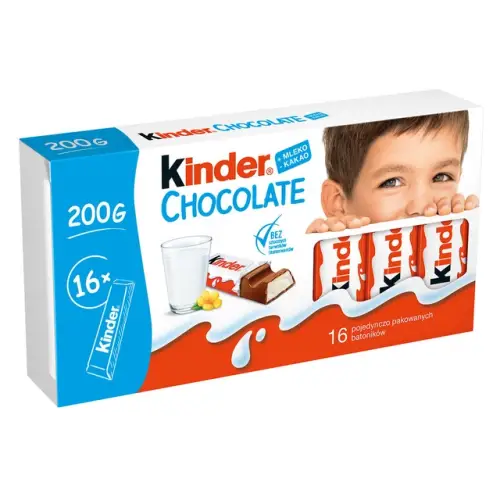 Zdjęcie produktu: Kinder Chocolate Batonik z mlecznej czekolady 200g