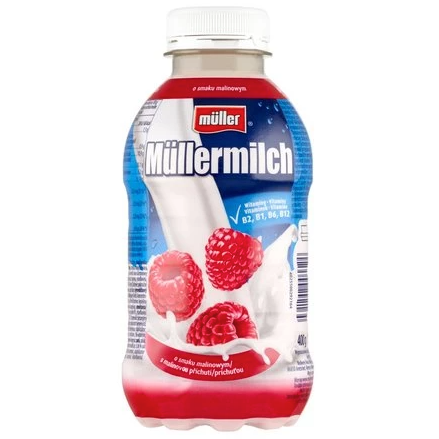 Zdjęcie produktu: Napój mleczny Müllermilch limited Raspberry Margarita 400g
