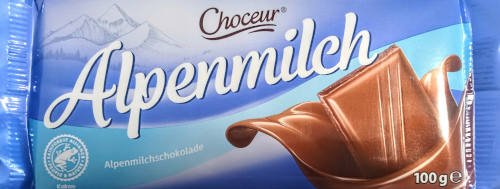 Zdjęcie produktu: Czekolada - Alpenmilch - Choceur - 100g