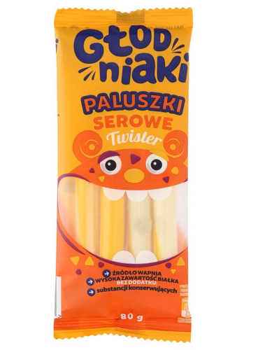 Zdjęcie produktu: Głodniaki - paluszki serowe twister 80g