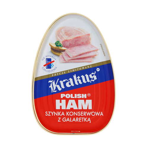 Zdjęcie produktu: Krakus Szynka konserwowa z galaretką 455 g