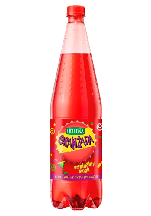 Zdjęcie produktu: Hellena Oranżada czerwona 1,25 l