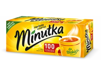 Zdjęcie produktu: Minutka Herbata czarna 140 g (100 torebek)
