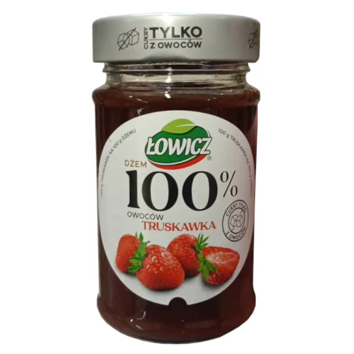 Zdjęcie produktu: Łowicz - Dżem truskawkowy 100% z owoców