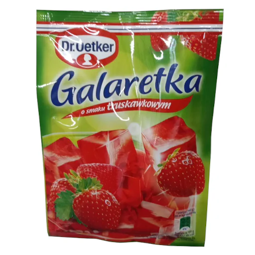 Zdjęcie produktu: DR. OETKER Galaretka o smaku truskawkowym 72 g
