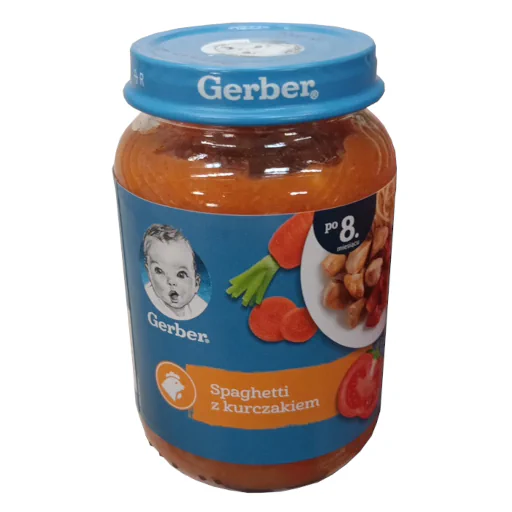 Zdjęcie produktu: GERBER Spaghetti z kurczakiem dla niemowląt po 8. miesiącu 190 g