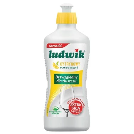 Zdjęcie produktu: LUDWIK Płyn do mycia naczyń - cytrynowy 450 ml