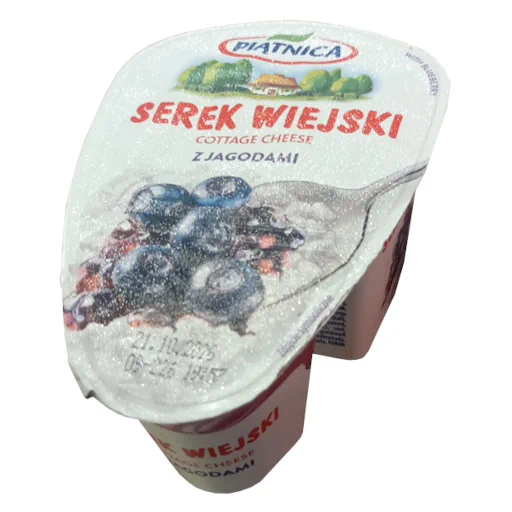 Zdjęcie produktu: Piątnica Serek wiejski z jagodami 150 g
