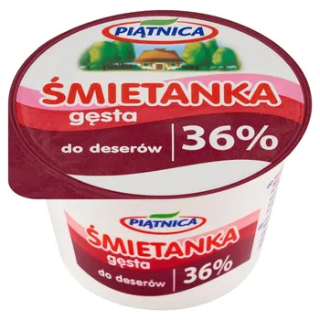Zdjęcie produktu: Piątnica Śmietanka 36% 200 g