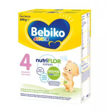 Zdjęcie produktu: BEBIKO Junior 4 Odżywcza formuła na bazie mleka dla dzieci powyżej 2. roku życia 600 g