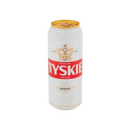 Zdjęcie produktu: TYSKIE Gronie Piwo jasne pełne w puszce 500 ml