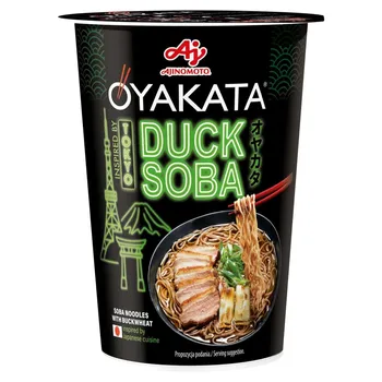 Zdjęcie produktu: Oyakata Makaron instant z mąką gryczaną w stylu soba o smaku kaczki 70 g