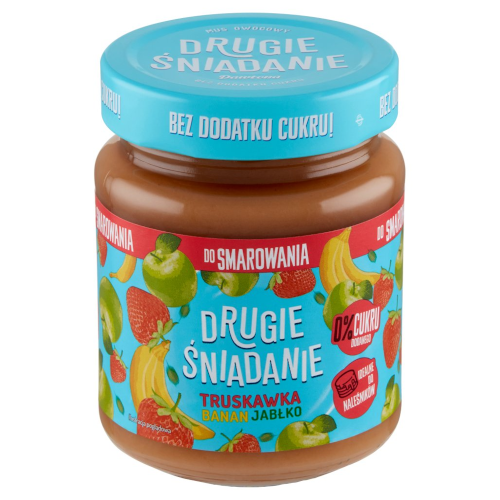 Zdjęcie produktu: Dawtona - Drugie śniadanie do smarowania truskawka-jabłko-banan - 270 g