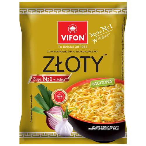 Zdjęcie produktu: Vifon Zupa błyskawiczna o smaku kurczaka złoty 70 g