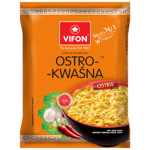 Zdjęcie produktu: Vifon Zupa błyskawiczna ostro-kwaśna 70 g