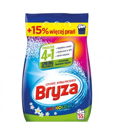 Zdjęcie produktu: Bryza 4w1 do Koloru Spring Proszek do Prania 55pr 3575kg