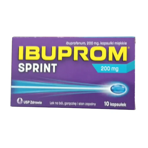 Zdjęcie produktu: IBUPROM SPRINT CAPS 10 KAPSUŁEK