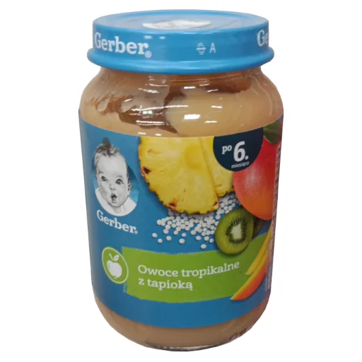 Zdjęcie produktu: GERBER Owoce tropikalne z tapioką dla niemowląt po 6. miesiącu 190 g