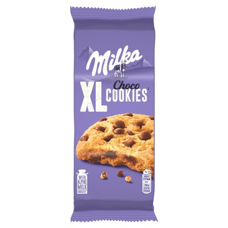 Zdjęcie produktu: Milka XL Cookies Choco Ciastka z kawałkami czekolady mlecznej 184 g