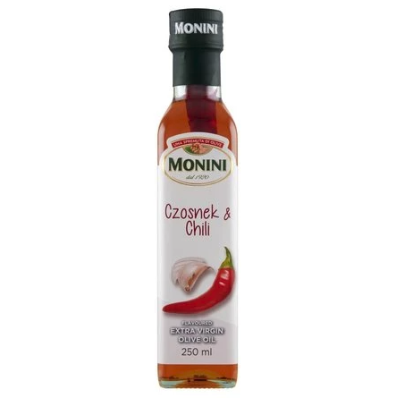 Zdjęcie produktu: Monini Aromatyzowana oliwa z oliwek o smaku czosnku & chili 250 ml