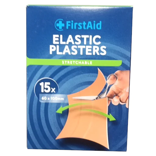 Zdjęcie produktu: FirstAid - plastry elastyczne 60x100mm 15szt