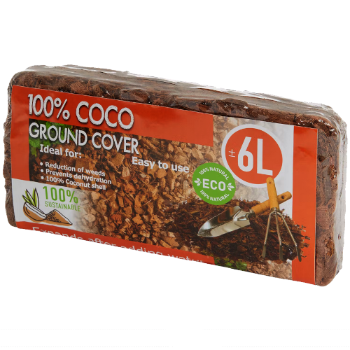 Zdjęcie produktu: EKO Kokosowe wióry podłoże do ogrodu donicy 6L