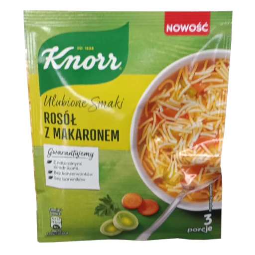 Zdjęcie produktu: Knorr Ulubione Smaki Rosół z makaronem 69 g