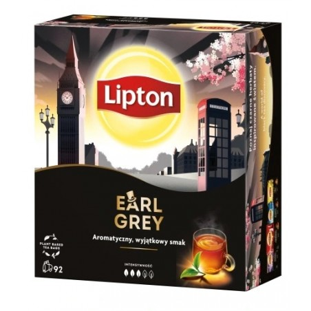 Zdjęcie produktu: Lipton Earl Grey Herbata czarna 138 g (92 torebek)