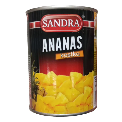 Zdjęcie produktu: Sandra - Ananas w kostkach w syropie 340 g